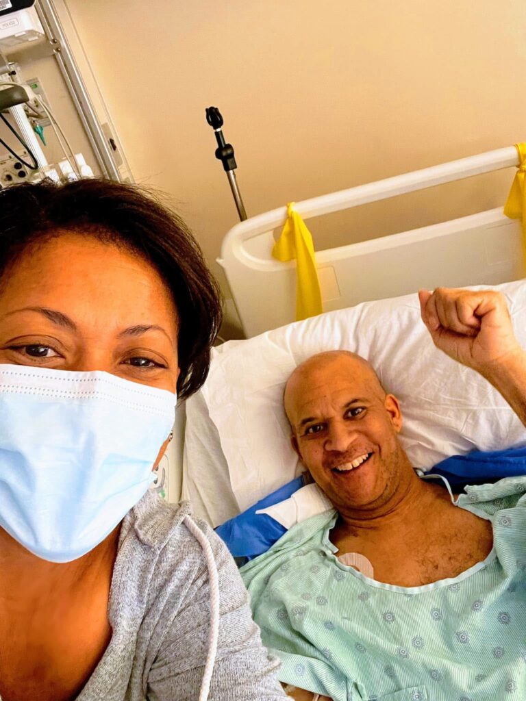 Jeff with Kim after BMT
