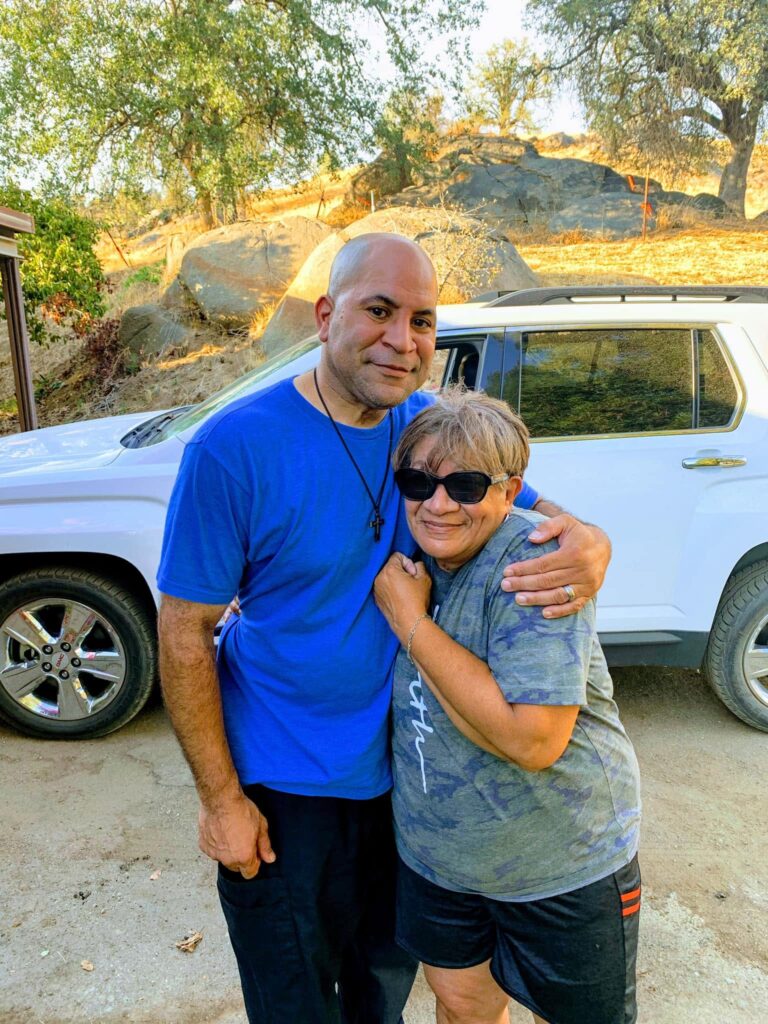 Joe with Mom
